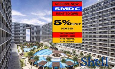 RENT TO OWN Condo in Pasay City,Mall Of Asia ,at Shell Residences near in NAIA Airport ,Okada , City Of Dreams and Solaire
