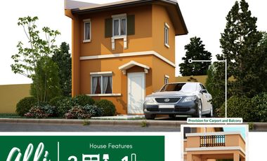 2 BEDROOMS ALLI OUSE AND LOT FOR SALE AT CAMELLA PRIMA BUTUAN CITY
