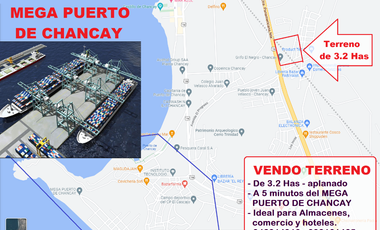 MEGAPUERTO CHANCAY TERRENO EN VENTA 35,000 m2