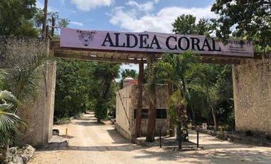 TERRENO EN VENTA EN ALDEA CORAL, CHEMUYIL