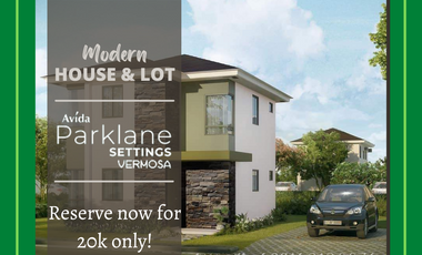 3BR House and Lot Parklane Settings Vermosa Cavite