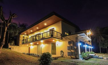 Sprawling Brand New 2-Storey Modern Rustic Relaxing Vacation House and Lot for Sale with 9,000 sqm farm property in San Jose Sico, Batangas City Near beach
