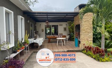 HERMOSA QUINTA VACACIONAL EN VENTA, Sector Malapamba C1362