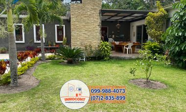 HERMOSA QUINTA VACACIONAL EN VENTA, Sector Malapamba C1362