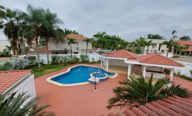 Samborondon, Se renta hermosa casa 4 dormitorios con jacuzzi y piscina