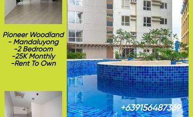 30K/Monthly 2 BR Condo in Mandaluyong Rent To Own No Down Payment Pre Selling
