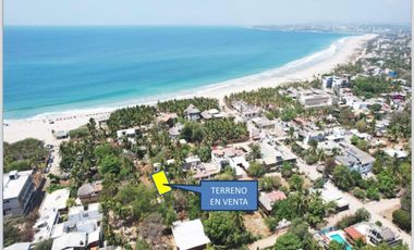 Se vende un terreno en playa zicatela, Pto. Esc. Oax.