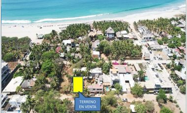 Se vende un terreno en playa zicatela, Pto. Esc. Oax.
