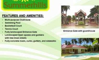 108 sqm Residential Lot For Sale in Summer Hills Subdivision Compostela Cebu
