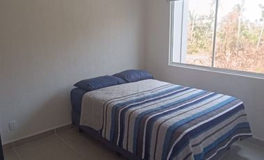 Departamento en renta por noche, 3 recamaras, 2 baños. Con club de playa en Acapulco.