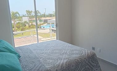 Departamento en renta por noche, 3 recamaras, 2 baños. Con club de playa en Acapulco.