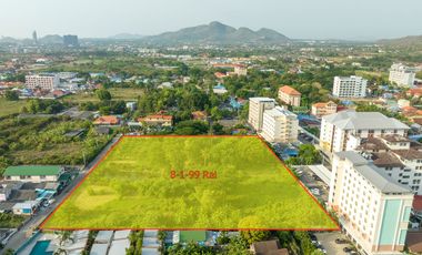 Huahin Land for sale, location Huahin town Soi 88, Land area 13596 sqm (8 Rai-1Ngan-99 sqwah), price 190 Million Baht
