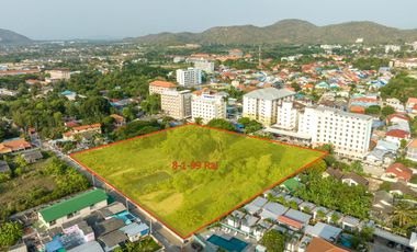 Huahin Land for sale, location Huahin town Soi 88, Land area 13596 sqm (8 Rai-1Ngan-99 sqwah), price 190 Million Baht