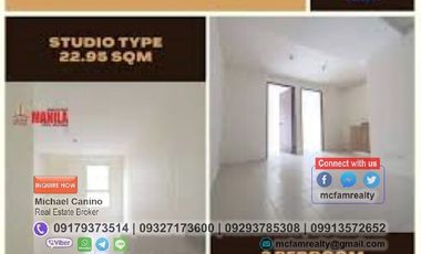 Condominium Near Emilio Aguinaldo College Urban Deca Manila Rent to Own thru PAG-IBIG, Bank or In-house