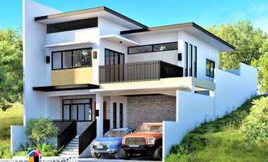 for sale brand-new house with overlooking view in talisay city cebu