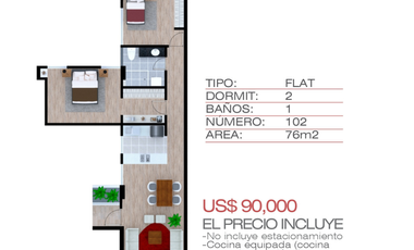 PRE VENTA DEPARTAMENTO, URB. BANCARIOS, JOSE LUIS BUSTAMANTE Y RIVERO