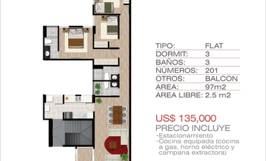 PRE VENTA DEPARTAMENTO, URB. BANCARIOS, JOSE LUIS BUSTAMANTE Y RIVERO