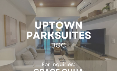 For Sale: Urban-Chic 2 Bedroom Unit in Uptown Parksuites, BGC, Taguig