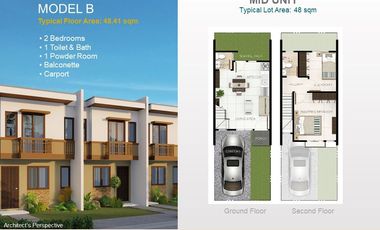 CASA MIRA HOMES ORMOC - B MODEL MIDDLE UNIT- TOWNHOUSE in Brgy. Luna, Ormoc City, Leyte