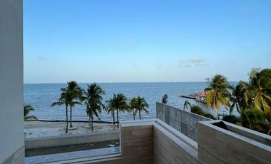 Departamento en venta 4 recámaras frente al mar en cancun