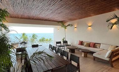 Departamento en venta 4 recámaras frente al mar en cancun