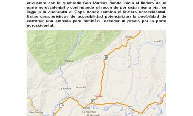 Se vende hermosa Finca de 55 hectáreas Municipio de Tesalia-Departamento del huila,vereda el centro a 5 km del casco urbano