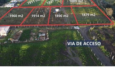 LOTES DE VENTA CANTON CEVALLOS 1900M TUNGURAHUA