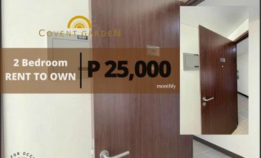 Condo in Manila 25,000 monthly 2 Bedroom 48 sq.m Rent to Own