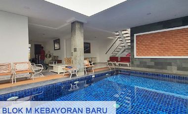 Rumah di Jl Benda Blok M, Kebayoran Baru, Jakarta Selatan