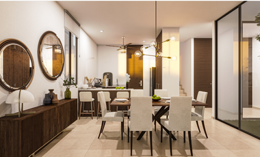 CASA EN VENTA EN PRIVADA RESIDENCIAL - CONKAL, YUCATÁN