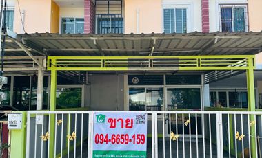 Urgent sale!! Townhome near the Royal Police Cadet Academy, Sam Phran, Nakhon Pathom, quiet, good location, good price.