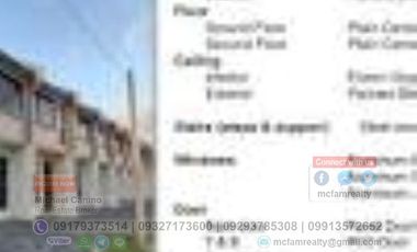 Affordable Townhouse Near A. Bonifacio Street Deca Meycauayan