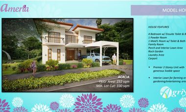 Acacia Model House at Ameria of Agriya Panabo City by Damosa Land