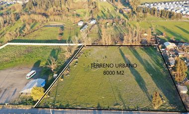 Vendo terreno urbano 8.000 m2, Maule Norte