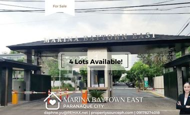 Marina Baytown East Vacant Lots for Sale! Paranaque City