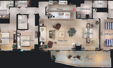 4BR Penthouse Unit For Sale in The Residences, Azuela Cove, North Tower, Davao City