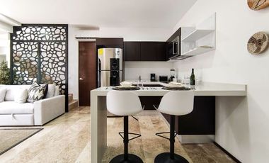 DEPARTAMENTO EN VENTA AMUEBLADO EN TULUM, QUINTANA ROO, OPORTUNIDAD DE INVERSIÓN