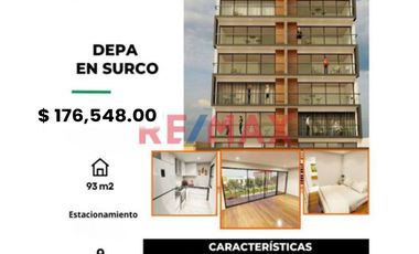 Se Vende Hermoso Departamento De Estreno En El Corazon De Surco -93 m2