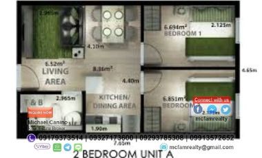 Two and Three Bedroom Condo For Sale Near Talavera General Hospital Deca Commonwealth