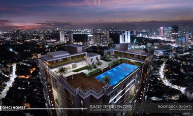 16K/mo 2 Bedroom starts in SAGE RESIDENCES | New Preselling Project in Mandaluyong. Highly accessible via EDSA, Boni Avenue or Shaw Boulevard. Few minutes away to Central Business Districts, BGC, SM Megamall & Rockwell Center