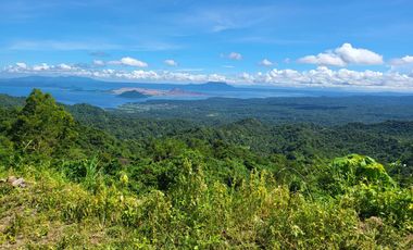 500 sqm lot overlooking taal view-Tagaytay side