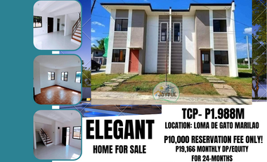 House and Lot in Loma De Gato Marilao, Murang townhouse thru Pag ibig