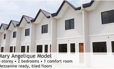 Preselling 2 bedroom townhouse for sale in Angelica Homes Extension Cordova Cebu