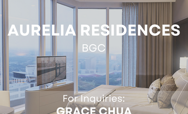For Sale: Luxurious 3 Bedroom Unit Facing the Scenic BGC Skyline in Aurelia Residences, Taguig