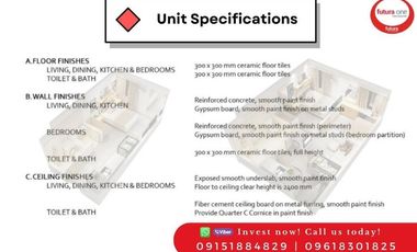 Studio Condo Unit (Including all charges) at Dagupan City, Pangasinan (Futura One Fora Dagupan by Filinvest)