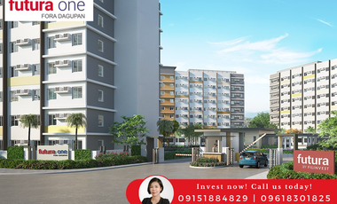 Studio Condo Unit (Including all charges) at Dagupan City, Pangasinan (Futura One Fora Dagupan by Filinvest)