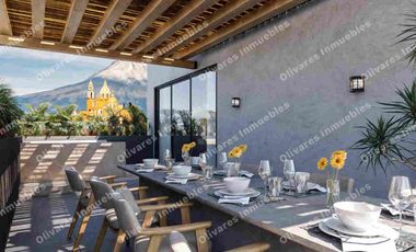 PENTHOUSE EN VENTA EN TAWERS EUROPA NUEVO; PARALELA A  LA RECTA EN SAN ANDRES CHOLULA PUEBLA