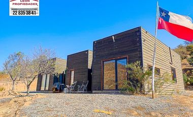 León Propiedades vende casa estilo mediterraneo en Sector Miraflores, Curacavi,