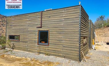 León Propiedades vende casa estilo mediterraneo en Sector Miraflores, Curacavi,