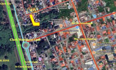 FOR SALE VACANT LOT IN PAMPANGA NEAR CLARK-MABALACAT GATE AND CLARK AIRPORT